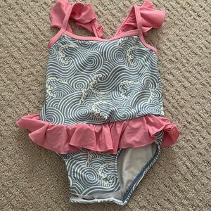 The Beaufort Bonnet swimsuit. 6-12MO